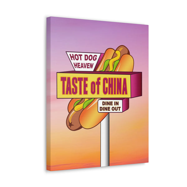 Hot Dog Heaven - Canvas Art