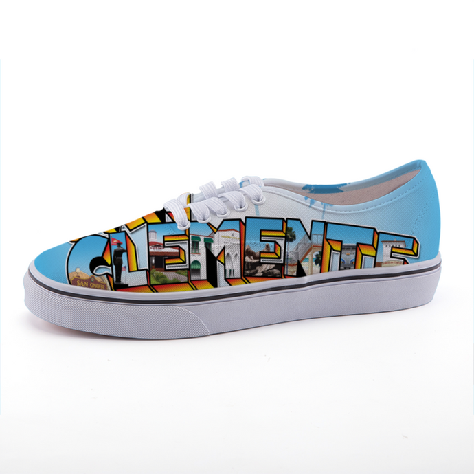 Greetings from San Clemente - Canvas Shoes