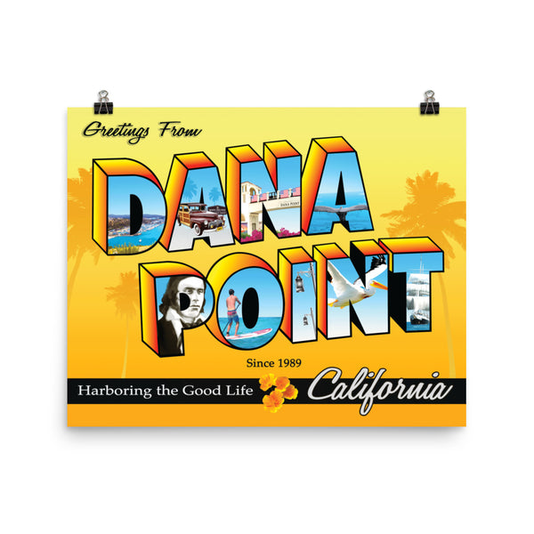 Greetings from Dana Point - Poster